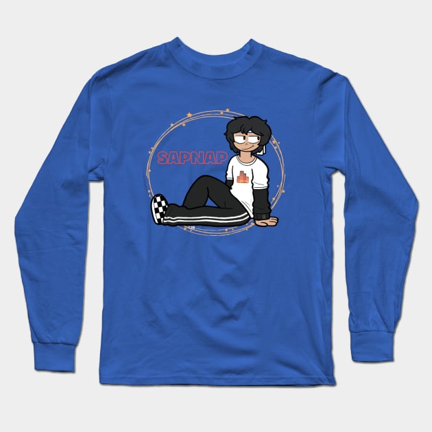 Sapnap Fan Art Long Sleeve T-Shirt by Sketchy